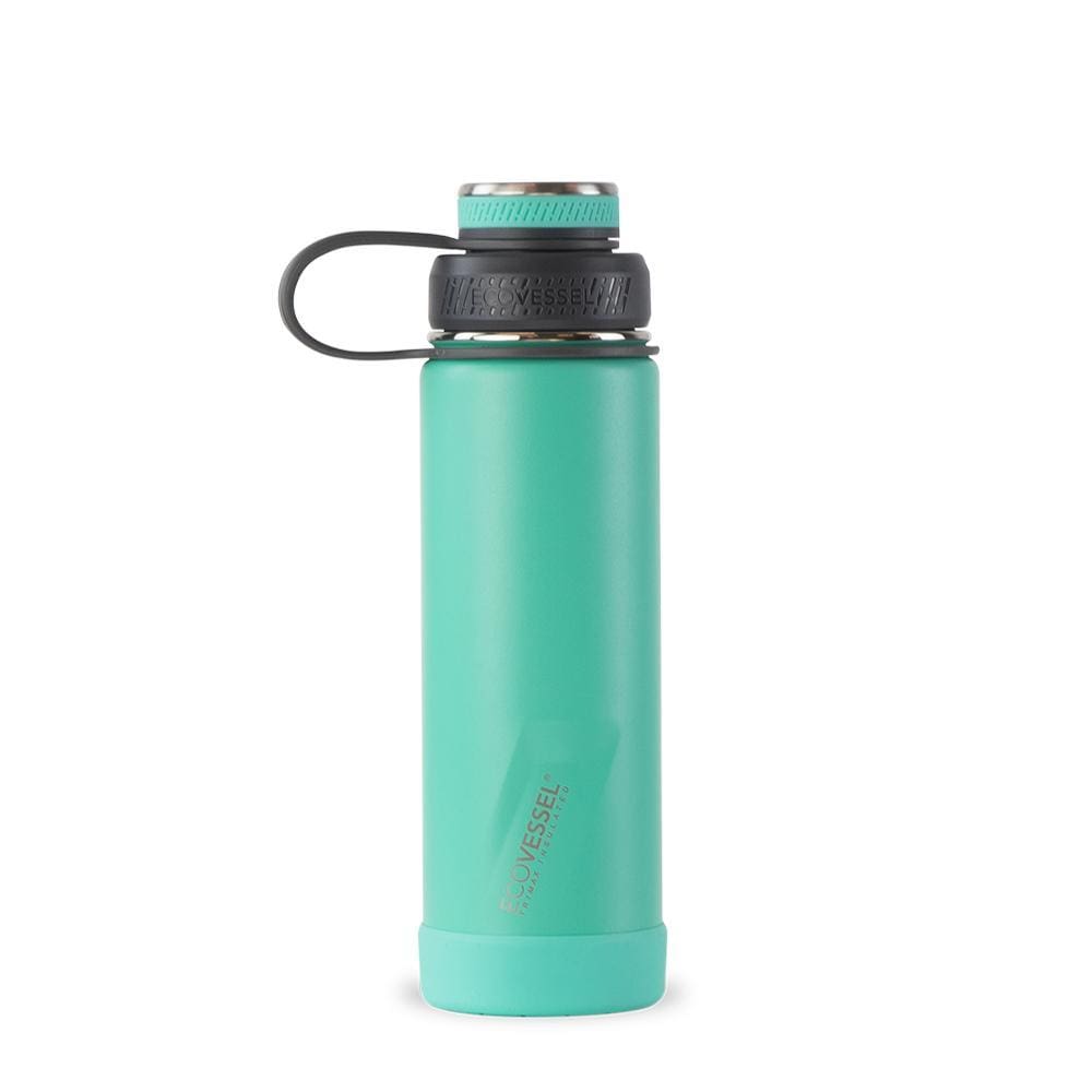 EcoVessel Boulder 20 oz Insulated Water Bottle w/ Strainer Vapor Wave