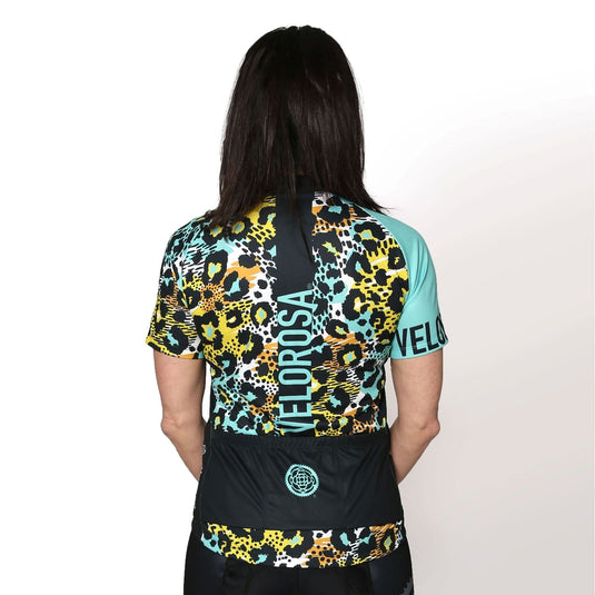 Velorosa Cheetahlicious Womens Cycling Short-Sleeved