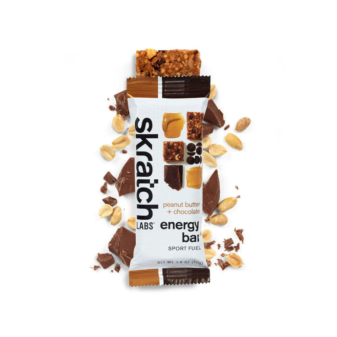 Skratch Labs Energy Bar Sport Fuel Peanut Butter + Chocolate Energy Bar