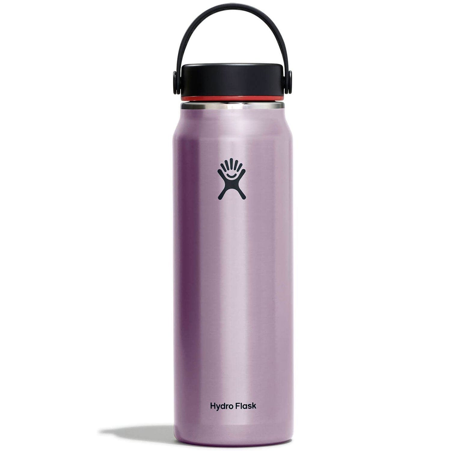 Hydro flask pink and black popular 32oz