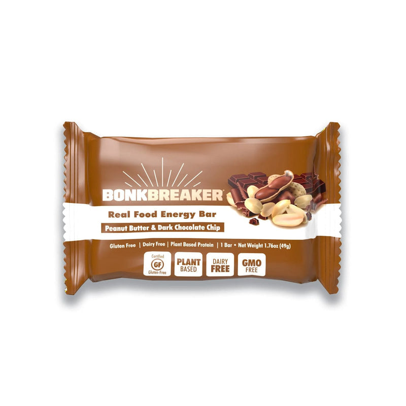 Load image into Gallery viewer, Bonk Breaker Energy Peanut Butter Dark Chocolate Chip Bar
